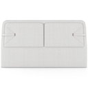 Ver imagem 5 de Cabeceira Cama Box Queen Estofada 160cm Mali P05 Bouclê Cru - Lyam Decor