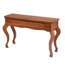 Ver imagem 1 de Aparador Para Sala Imperial Clássico Luis XV Barcelona 130 Cm 1 Gaveta Madeira Maciça Imbuia - RMI