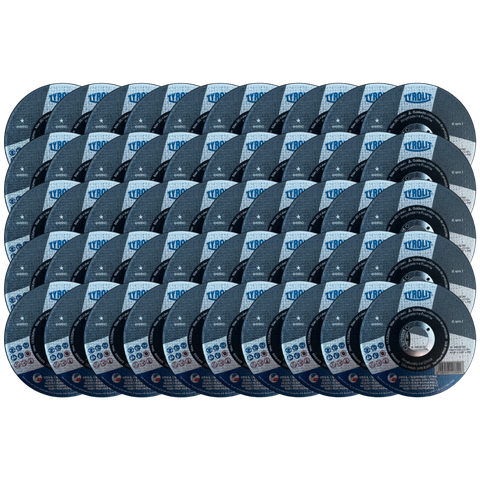 Kit Discos de Corte Basic para Inox 4.1/2" - Tyrolit - 50 Peças