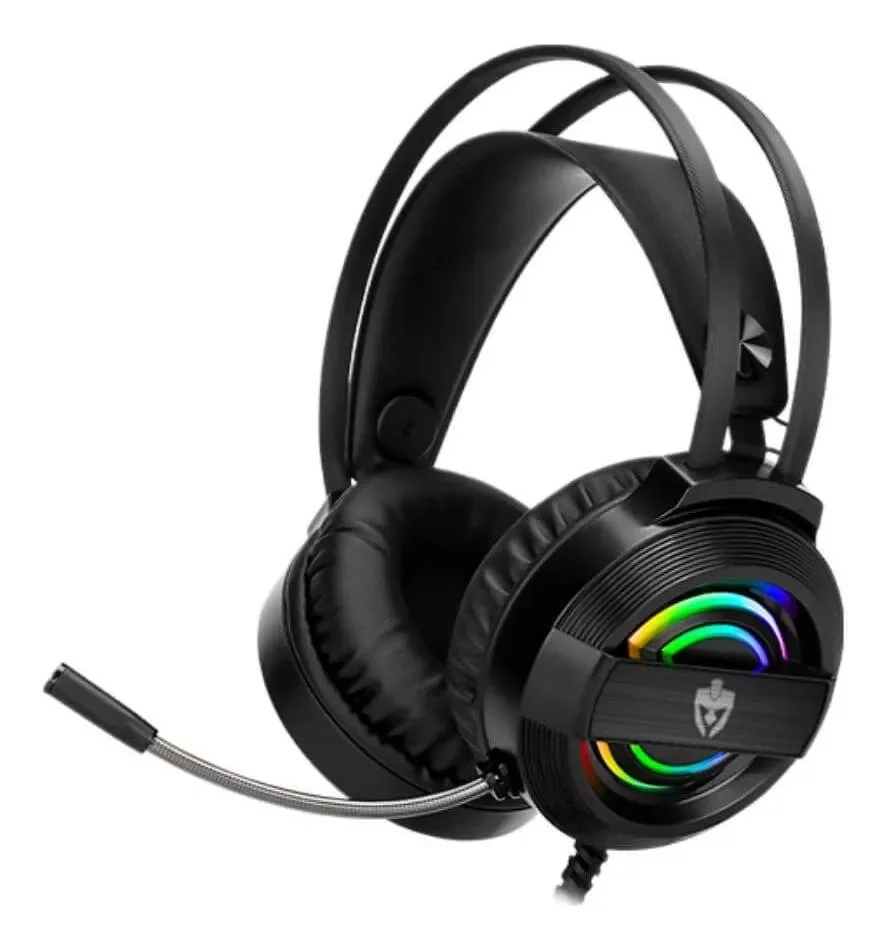 Fone de Ouvido Headset Gamer com Fio Evolut Garen Eg-320 com Luz Led Cor Preto - 1