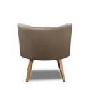 Ver imagem 6 de Poltrona Para Sala Decorativa Isa Suede Cappuccino Adonai Estofados