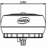 Ducha Chuveiro Eletrônica Premium Potência 5500w/127v Preto Durín - 3