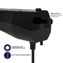 Ver imagem 3 de Ducha Chuveiro Eletrônica Premium Potência 5500W / 127V Preto Durín