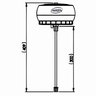 Ducha Chuveiro Eletrônica Premium Potência 5500w/127v Preto Durín - 5