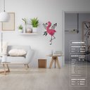 Ver imagem 2 de Flamingo - Wall Concept, Montagem entre Quadros e Adesivo de Parede - 13 Peças + Adesivo - Ultra-bri