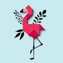 Ver imagem 1 de Flamingo - Wall Concept, Montagem entre Quadros e Adesivo de Parede - 13 Peças + Adesivo - Ultra-bri