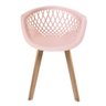 Cadeira Web Pp Rosa Wood - 2