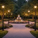 Ver imagem 5 de Kit 2 Postes para Jardim 1,71m Luminárias Iluminação Externa Bivolt Lente Fosca E27 Grega Dital