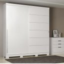 Ver imagem 1 de Guarda-Roupa Solteiro com Espelho 2 Portas de Correr B572 Kappesberg