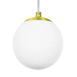 Lustre Pendente Orby Bolinha Dourada - 2