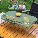 Ver imagem 7 de Cesta Piquenique Tampa Vira Mesa Caixa Silicone Dobrável Camping Praia Pesca Cooler Bebidas Frutas