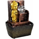 Ver imagem 1 de Fonte De Água Cascata Buda Dourado Em Resina Bivolt