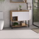 Ver imagem 2 de Balcão Armário para Banheiro Apollo 90 com Pés - Fabribam Gabinetes