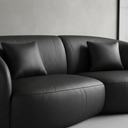 Ver imagem 2 de Sofá Sala Nuvem 210cm Conforto Premium Decorativo Orgânico:courino Sintético Preto