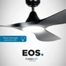 Ventilador de Teto Eos Turbo Vento 3 Pás com Controle Remoto 112cm 150w Preto Evx110p Bivolt - 2