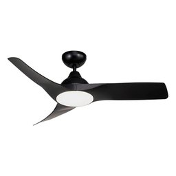 Ventilador de Teto Eos Turbo Vento 3 Pás com Controle Remoto 112cm 150w Preto Evx110p Bivolt - 1