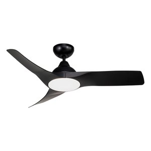 Ventilador de Teto Eos Turbo Vento 3 Pás com Controle Remoto 112cm 150w Preto Evx110p Bivolt
