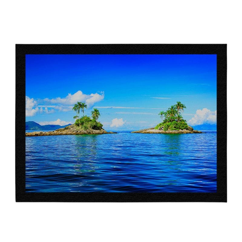 Tapete | Capacho Decorativo, Criativo e Descolado - Ilhas em Angra Dos Reis No Rj | Tamanho 40 x 60 - 1