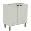 Ver imagem 2 de Balcão de Cozinha Genialflex Iluminata 2 Pt S/ Tampo Hortelã