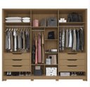 Ver imagem 2 de Guarda Roupa Casal 6 Portas New Guarapari - Jequitiba