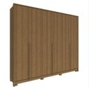 Ver imagem 1 de Guarda Roupa Casal 6 Portas New Guarapari - Jequitiba