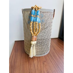 Decoração de Mesa Azul - Colar de Mesa - 5