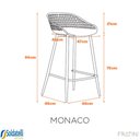 Ver imagem 6 de Banqueta Mônaco Alta 96cm - Fratini