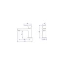 Ver imagem 2 de Misturador Monocomando Deca de Mesa Bica Baixa para Lavatório Unic Red Gold - 2875.gl90.rd