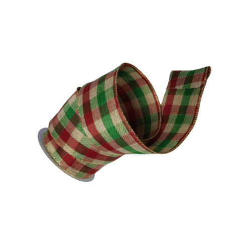 Fita Decorativa Natal Aramada Xadrez Comp 9.14m
