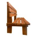 Ver imagem 6 de Banco Madeira Jardim Praça Piscina Externo 150cm 3 Lugares Embuia