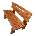 Ver imagem 2 de Banco Madeira Jardim Praça Piscina Externo 150cm 3 Lugares Embuia