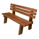 Ver imagem 7 de Banco Madeira Jardim Praça Piscina Externo 150cm 3 Lugares Embuia