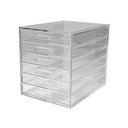 Ver imagem 5 de Gaveteiro Acrílico Organizador 6 gavetas para Papéis tamanho A5 Centauri Acrílicos GAV-P06-A5