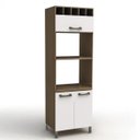 Ver imagem 1 de Paneleiro Torre Quente Duplo 3 Portas com Nicho D729 Sense Kappesberg