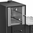 Ver imagem 2 de Forno Acoplado a Lenha Preto Chapa de Alumínio N°01 Dir