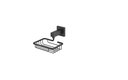 Ver imagem 3 de Kit Acessórios Para Banheiro 5 Peças Quadrado Black - Jiwi - WJ-1500H