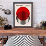 Circulo Vermelho Coleção Bauhaus Quadro Decoração Elegante - 2