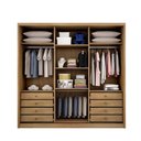Ver imagem 5 de Guarda Roupa Casal 3 Portas 8 Gavetas - Arezzo Plus-cumaru - Móveis Novo Horizonte