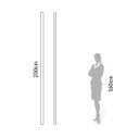 Ver imagem 4 de Fechamento Lateral para Painel Ripado Mdf 250cm Freijó Madeirado P11 Pradel Móveis