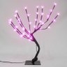 Arvore 36 Leds Cerejeira 54cm Abajur Decoração Luminária Natal - Rosa Choque - 2