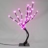 Arvore 36 Leds Cerejeira 54cm Abajur Decoração Luminária Natal - Rosa Choque - 3