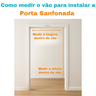 Porta Sanfonada Pvc 1,21m Preta - 6