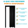 Porta Sanfonada Pvc 1,21m Preta - 4