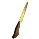 Ver imagem 1 de Faca para Churrasco Dourada G Novo Design Fineza