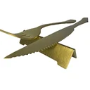 Ver imagem 3 de Descanso para Talheres Dourado- Fineza