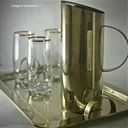 Ver imagem 4 de Jarra Dourada Aço Inox 1,5L Fineza