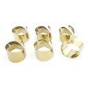 Ver imagem 2 de Argolas Para Guardanapo Dourada- Fineza