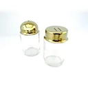 Ver imagem 2 de Saleiro E Paliteiro Dourado- Fineza