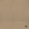 Kit 2 Puffs Decorativos Redondo Pés Metal Couro Natural Bege - Scala Decor - 2