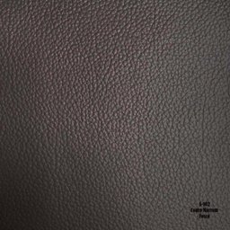 Puff Decorativo Redondo Pés Metal Couro Natural Marrom - Scala Decor - 2